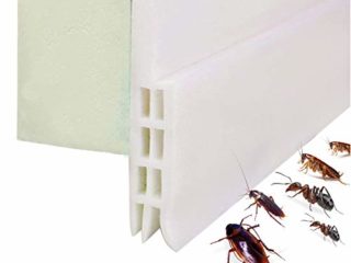 Tira de Sellado Burlete Bajo Puerta Tira Autoadhesiva Silicona para Puerta Aislamiento Acústico/ a Prueba de Viento/Anti-bug de Sellado, 5x100cm