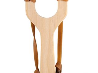 Tirachinas Madera, Catapulta de Madera Aire Libre, Tirachinas de Camping Duradero, Lanzador de Madera Hechas a Mano de Alta Velocidad para Juegos De Catapulta
