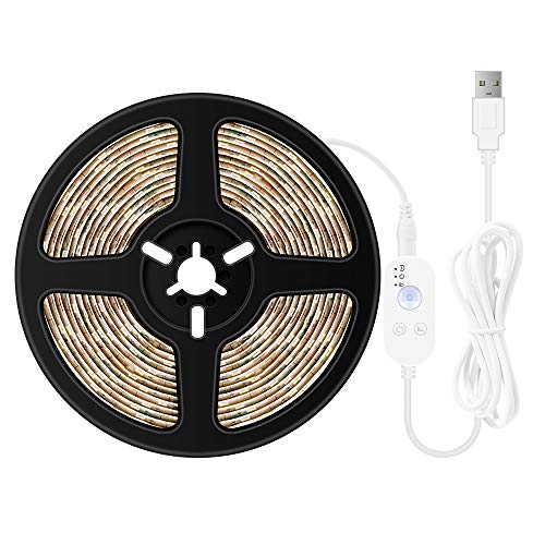 Tiras LED, VISLONE Tiras de Luces LED Con Sensor de Movimiento, Luces LED USB Luces Led Habitacion Impermeable para Habitacion, Hogar, Cocina, Porche