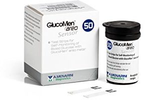 Tiras reactivas de glucosa para la diabetes Glucomen AREO (50 unidades)