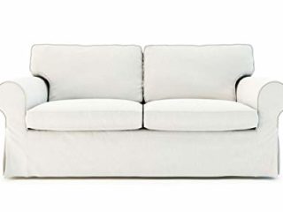 TLY Ektorp Funda para sofá cama Ikea Ektorp Sleeper Sofá Slipcover - Blanco