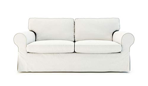 TLY Ektorp Funda para sofá cama Ikea Ektorp Sleeper Sofá Slipcover - Blanco
