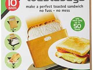 Toastabags 50 Uso Unidades, Color Dorado, 10 Unidades
