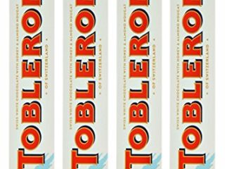 Toblerone White, Edición Limitada Gigante, 4 piezas con cada 360 gramos, Suiza