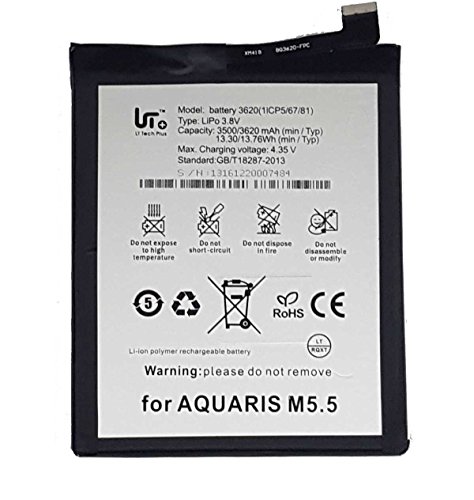 Todobarato24h Bateria Compatible con BQ Aquaris M 2017/ M5.5 3620 mAh Voltaje 4.35v