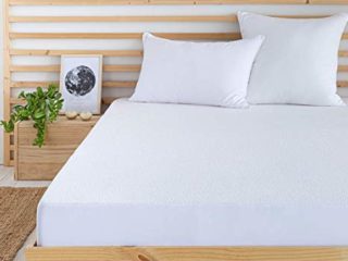 Todocama - Protector de colchón/Cubre colchón Ajustable, de Rizo, Impermeable y Transpirable. (Todas Las Medidas Disponibles). (Cama 140 x 190/200 cm)