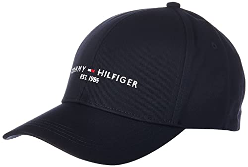 Tommy Hilfiger TH Established Cap Gorro/Sombrero, Desert Sky, Talla única para Hombre