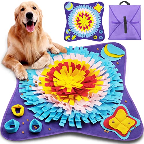 Tonsooze Snuffle Mat para Perros, Alfombra de Actividades para Mascotas, Alfombra Olfato Perro Mascotas Perros tapete de Entrenamiento Rompecabezas Juguetes de alimentaci¨®n Bowl£¨70cm¡Á70cm£©