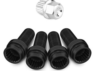 Tornillo de la Rueda de Bloqueo, Neumático Tornillo de la Rueda Tornillo Antirrobo Tuerca Tornillo 4Pcs M141.5MM Tornillos de Seguridad de la Rueda Tuercas Set