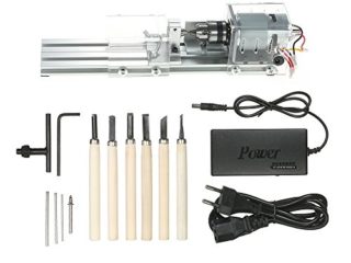 Torno de Madera Weytoll 100 W Mini Beads Machine Torno Miniatura 7000RPM Trabajo de Madera DIY Torno Herramienta de Pulido Rotary