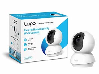 TP-Link TAPO C200 - Cámara IP WiFi 360°, Cámara de Vigilancia FHD 1080p, Visión nocturna, Admite tarjeta SD, Audio Doble Vía, Detección de movimiento, Control Remoto, Compatible con Alexa, Multicolor