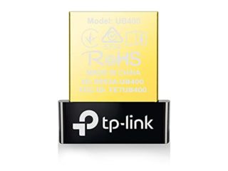 TP-Link UB400 Nano - Adaptador Bluetooth 4.0 USB Dongle para ordenador, portátil, auriculares, altavoz, teclado, compatible con Windows 10, 8, 8.1,7, XP, Vista, Color Negro