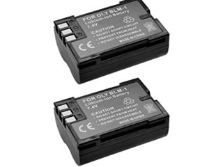 Trade-Shop - Batería de ion de litio para cámaras Olympus BLM-1 BL-M1 PS-BLM1 C-5060 WideZoom C-7070 Wide Zoom C-8080 E-1 E-3 EVOLT E-300 E-330 E-500 E-510 (2 unidades)