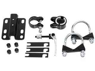 Trail-Gator - Juego de adaptadores de Repuesto para Bicicleta Infantil con Tubo de dirección, Color Negro y Plateado