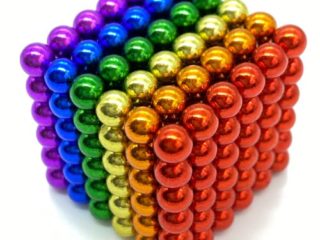 Trendy Firm - 100 Piezas Bolas Magneticas de Colores, Bolitas magneticas y Bolas de iman para Pizarra Nevera construcciones y Figuras Creativas Puzzle 3D antiestres