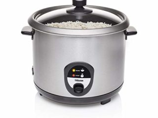 Tristar RK-6129 - Arrocera, Capacidad 2.2 litros, Función para Mantener el Calor, Apagado Automático, Incluye Taza Medidora, Espátula y Cuchara, 900 W