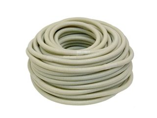 Tubo corrugado Ø16 con macho/hembra Ø18-20 para condensados, 5 MTS.