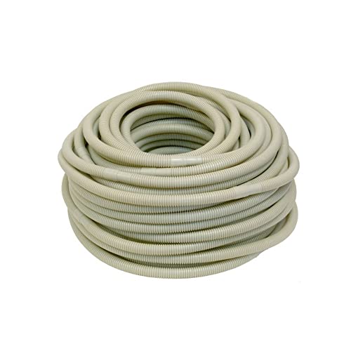 Tubo corrugado Ø16 con macho/hembra Ø18-20 para condensados, 5 MTS.