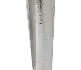 Tubo de lana de roca con aluminio, aislante para tubos de estufa, todas las dimensiones (Ø 120 MM)