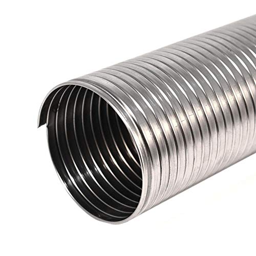Tubo flexible corrugado de acero inoxidable para conductos de humos (DN 150 mm L 1 m)