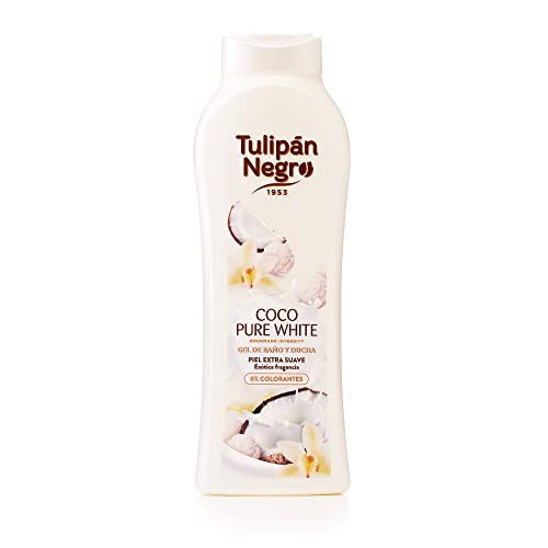 TULIPÁN Gel T Negro 600+120 ML Coco, 720 ml (Paquete de 1), 720