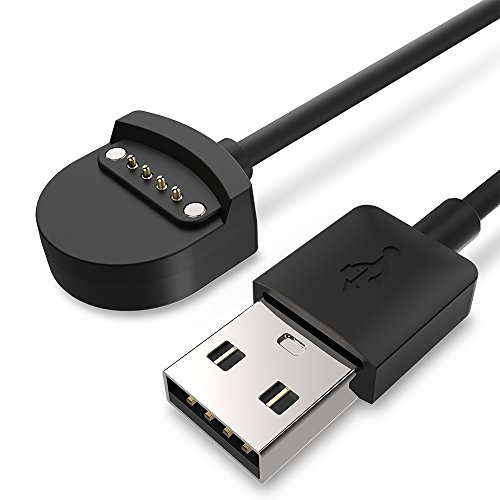 TUSITA Cargador Para Ticwatch S,E - USB Cable De Carga 100cm - GPS Relojes Accesorios
