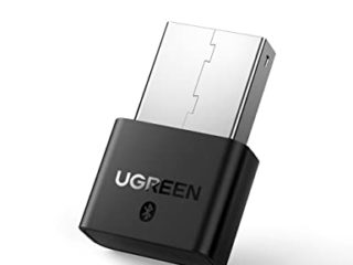 UGREEN Bluetooth USB PC, Adaptador Bluetooth PC para Mando Xbox One S, PS4, USB Dongle Bluetooth 4.0 CSR para Portátil, Auriculares, Altavoces, Teclados, Ratón, Compatible con Windows 10/8/7/XP/Vista