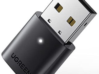 UGREEN USB Bluetooth 5.0, Adaptador Bluetooth para PC Portátil Windows 11/10/8.1/7, A2DP Dongle Bluetooth Compatible con Mando de PS5/PS4/Xbox Series X,Bluetooth Auricular Teclado Ratón Altavoz, Móvil