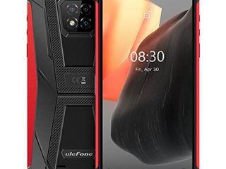 Ulefone Armor 8 Pro Móvil Resistente Android 11, 6.1’’ HD + IP68 Impermeable Antigolpes Teléfono Libre, Helio P60 6GB + 128GB, Cámara Trasera Triple de 16MP, Desbloqueo Facial&Huella Digital Rojo