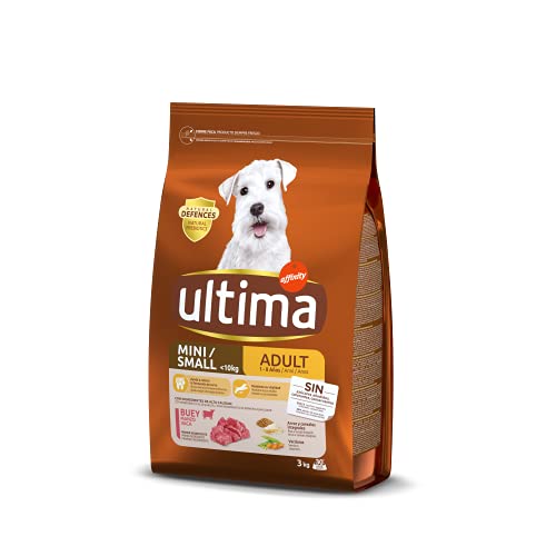 ultima Pienso para Perros Mini Adult con Buey - 3 kg