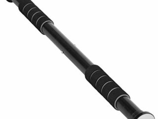 Ultrasport Barra dominadas extensible, ajustable individualmente para anchura puerta 63,5–93 cm, barra dominadas de robusto acero, carga máxima hasta 100 kg, entrenamiento eficaz musculatura superior