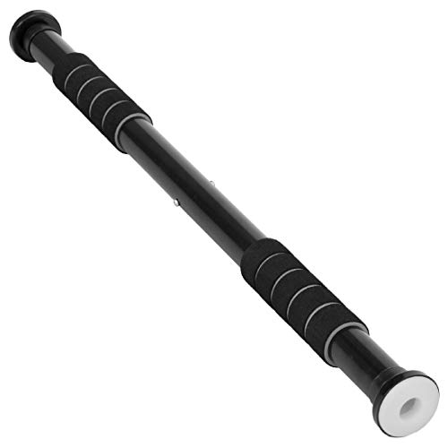 Ultrasport Barra dominadas extensible, ajustable individualmente para anchura puerta 63,5–93 cm, barra dominadas de robusto acero, carga máxima hasta 100 kg, entrenamiento eficaz musculatura superior