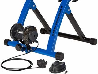 Ultrasport Rodillo para bicicleta con y sin cierre rápido, carga máxima 100 kg, el rodillo de bicicleta permite entrenar con la bicicleta en casa, entrenador de la bicicleta de interior
