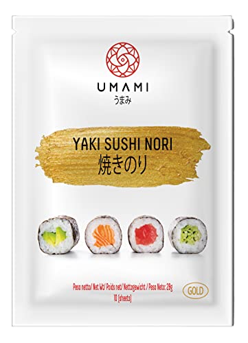 Umami Algas Nori Calidad GOLD - 10 hojas - 28gr