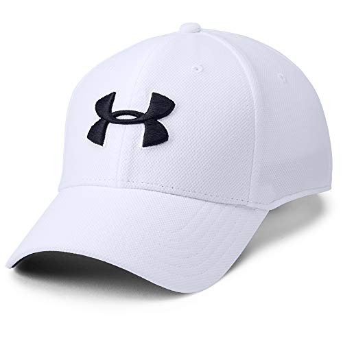 Under Armour Men's Blitzing 3.0 Cap, Gorra Hombre, Blanco (White / Steel / Black) , S/M