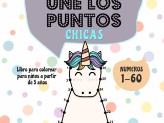 Une los puntos - Chicas: Libro para colorear para niños a partir de 5 años (Unir puntos para niños)
