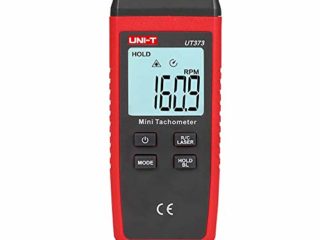 UNI-T UT373 - Tacómetro digital sin contacto, Medida de velocidad hasta 9999,9 rpm