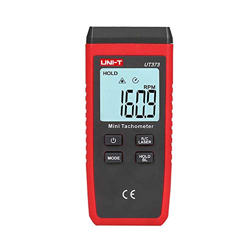 UNI-T UT373 - Tacómetro digital sin contacto, Medida de velocidad hasta 9999,9 rpm