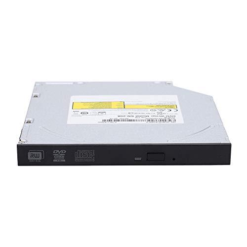 Unidad óptica Interna, Unidad de DVD para computadora portátil, grabadora de DVD-RW CD DVD RW ROM Burner, reemplazo de la computadora portátil Carga de la Bandeja de PC Delgada, Dispositivo de Unidad
