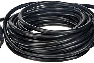 uniTEC 44567 - Cable alargador schuko (H05VV-F 3G, 1, 5 mm², 10 m), color negro