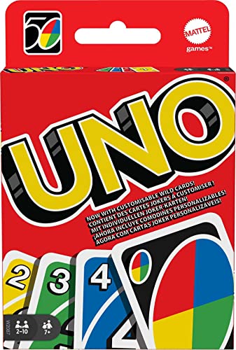 UNO Original - Juego de Cartas Familiar - Clásico - Baraja Multicolor de 112 Cartas - De 2 a 10 Jugadores - Para Niños y Adultos - Regalo para 7+ Años