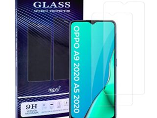UNO' Protector pantalla cristal templado 2 Unidades compatible con OPPO A9 2020 / A5 2020, Vidrio Templado Ultra Resistent Sin Burbujas, 9H, Antiarañazos.