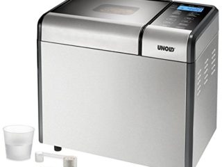 Unold Panificadora, 615 W, 1.2 kg, Acero Inoxidable, Gris y Negro