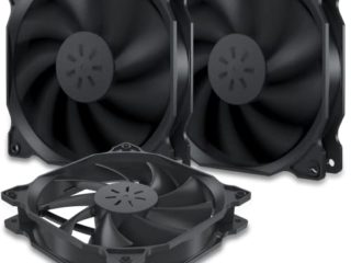 upHere 120mm Ventilador para ordenador - Ventilador de PC silencioso 3 Pack (Negro)12BK3-3
