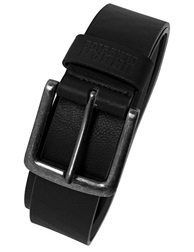 Urban Classics Cinturón de imitación de Piel, Negro, L Unisex Adulto