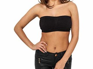 Urban Classics Ladies Pads Bandeau Top, Negro, Tamaño del Fabricante: M para Mujer