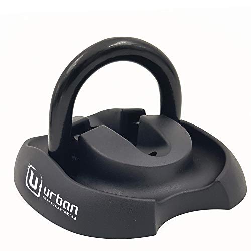 Urban Security UR55 Anclaje Suelo Pared, Alta Seguridad, Anilla Basculante ø14 x4 Tacos