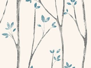 Urban Walls UW24777 Scandi Tree Sidewall - papel pintado de la pared, Azul