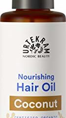 Urtekram Aceite cabello de Coco BIO, cabello suave y brillante, 100 ml
