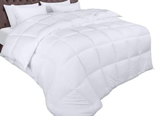 Utopia Bedding Edredón de Fibra 220x240 cm, Fibra Hueca siliconada, 1950 gramo (Blanco, Cama 135/150-220 x 240 cm)